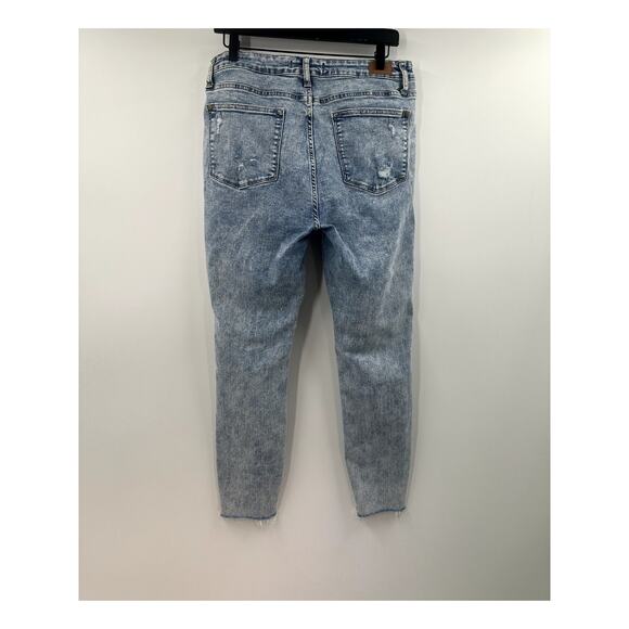 Judy Blue Acid Wash Distressed Skinny Jean Size 31 - Picture 8 of 8